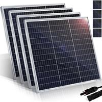 KESSER Solarpanel Monokristallin Solarmodul Solarpanel - 18 V für 12 V Batterien, Photovoltaik - Solarzelle Solaranlage PV-Anlage Solar für