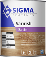 Sigma varnish satin wb kleurloos 2.5 ltr