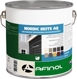 Afinol Nordic Beits AQ Parelgrijs 5 liter