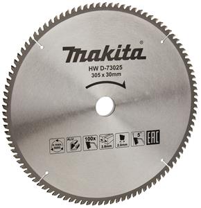 Makita D-73025 Afkortzaagblad - 305 x 30 x 100T - aluminium