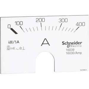 Schneider Electric 16039 16039 Schneider 16039 schaalverdeling 0 - 400 A Weekijzer