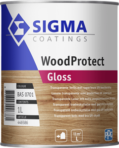 Sigma woodprotect gloss sb kleur 1 ltr