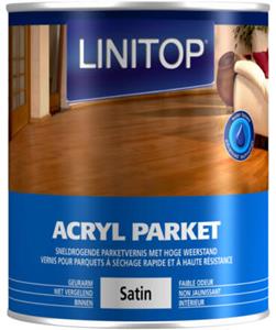 Linitop acryl parket zijdeglans 0.75 ltr
