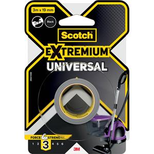 Scotch Ducttape Extremium Universal, Ft 19 Mm X 3 M, Zwart