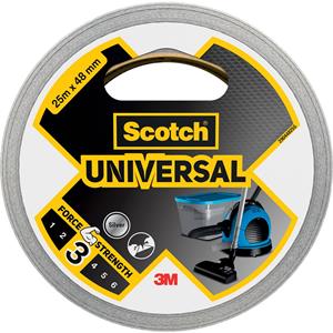 Scotch Ducttape Universal, Ft 48 Mm X 25 M, Zilver