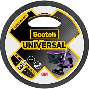 Scotch Ducttape Universal, Ft 48 Mm X 25 M, Zwart