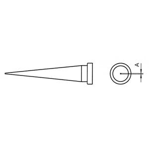 Weller LT O Soldeerpunt Conisch Grootte soldeerpunt 0.8 mm Lengte soldeerpunt: 13 mm Inhoud: 1 stuk(s)