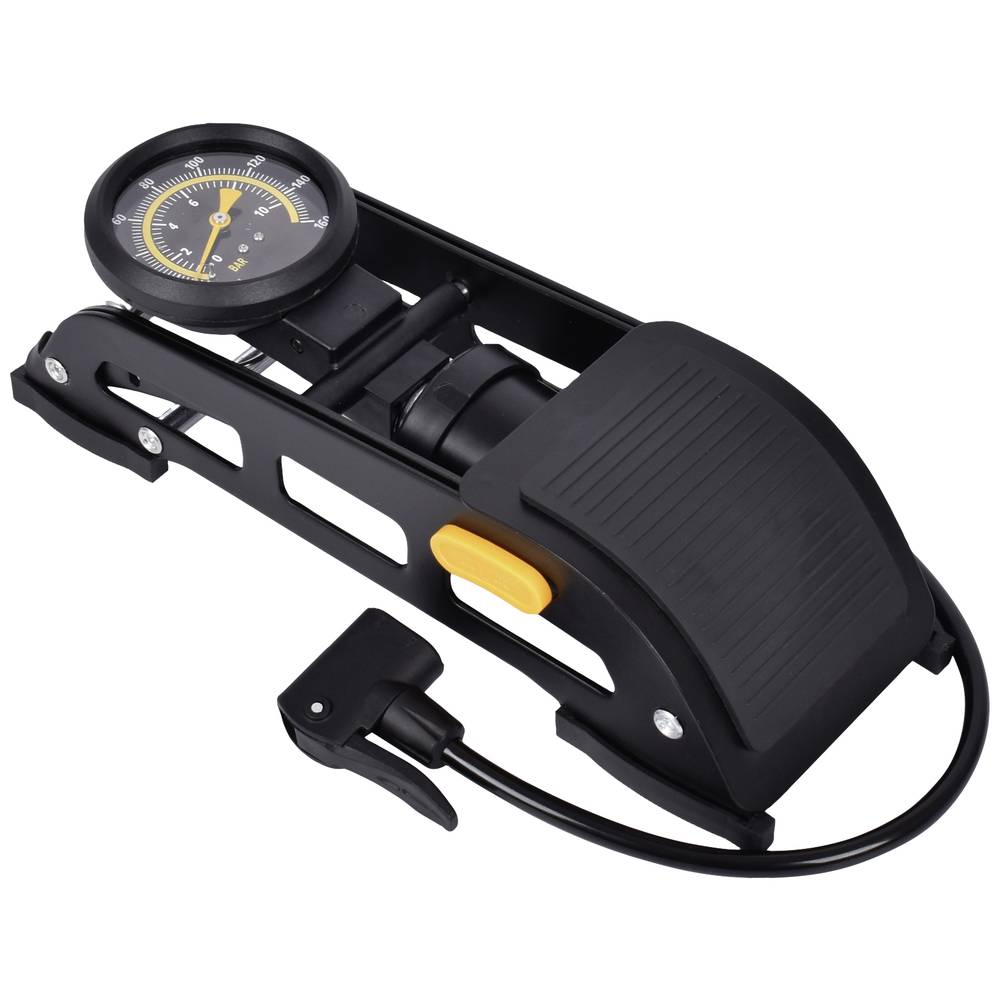 IWH Voetpomp 10 bar Analoge Manometer, 1 cilinder