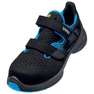 Uvex 6828848 Sicherheitssandale S1 Schuhgröße (EU): 48 Blau, Schwarz 1 Paar