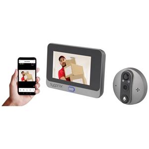 Sygonix Camera voor, Video-binnenunit voor Video-deurintercom via WiFi WiFi Grijs
