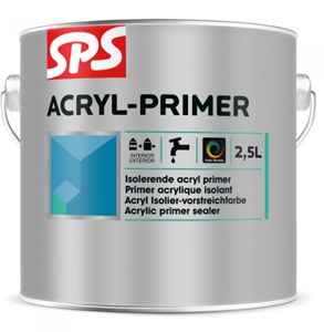 Sps acryl-primer wit 2.5 ltr