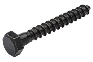 Hoenderdaal Blackline houtdraadbout HCP zwart 6x30mm (5st)
