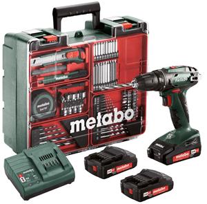 Metabo SB 18 LTX-3 BL Q I | Accuboormachine | 18V | 3 x 2.0 Ah accu + oplader | Incl. accessoires | In koffer
