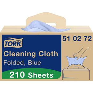 TORK 510272 Multifunctionele reinigingsdoekjes blauw W7 1x 210 doekjes Aantal: 210 stuk(s)