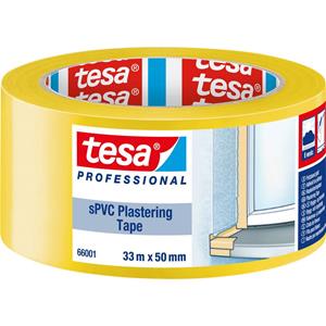 Tesa SPVC 66001-00001-00 Gipstape  Professional Geel (l x b) 33 m x 50 mm 1 stuk(s)