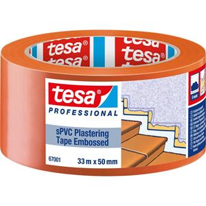 Tesa SPVC EMBOSSED 67001-00003-00 Putzband tesa Professional Orange (L x B) 33m x 50mm 1St.