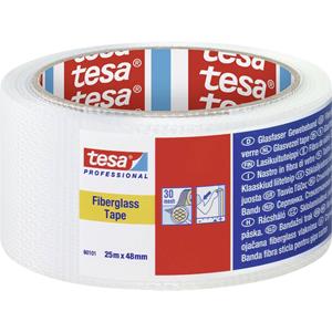 Tesa 60101-00000-00 Textieltape  Professional Wit (l x b) 25 m x 48 mm 1 stuk(s)
