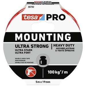 Tesa Mounting PRO Ultra Strong 66792-00001-00 Montageband Weiß (L x B) 5m x 19mm 1St.