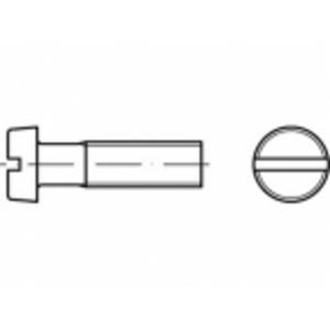 TOOLCRAFT TO-5358876 Zylinderschrauben M3 55mm Schlitz ISO 1207 Edelstahl A2 200St.