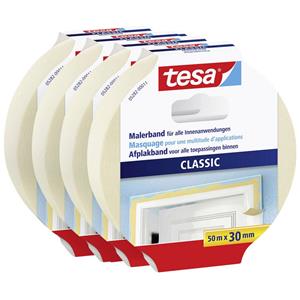Tesa CLASSIC 05282 Malerabdeckband (L x B) 50m x 30mm 4St.