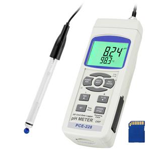 pceinstruments PCE Instruments PCE-228HTE pH-meter Analyse, Temperatuur, pH-waarde, Redox (ORP)