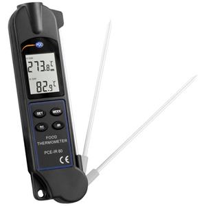 PCE Instruments Gartenthermometer »PCE Infrarotthermometer PCE-IR 80 Einstechthermometer Lebensmittelthermometer zwei Messarten bis 330°C«