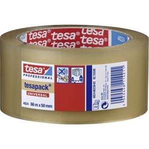 Tesa UNIVERSAL 04024-00236-04 Packband tesapack 4024 Transparent (L x B) 66m x 50mm 1St.