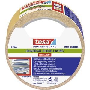 Tesa UNIVERSAL PERMANENT 64620-00018-11 Verlegeband tesa Professional Weiß (L x B) 10m x 50mm 1St.