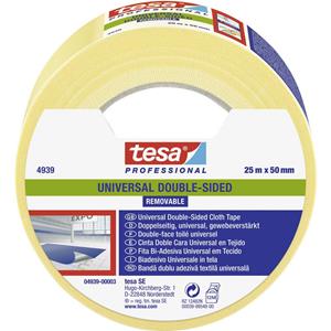 Tesa UNIVERSAL REMOVABLE 04939-00003-11 Verlegeband tesa Professional Weiß (L x B) 25m x 50mm 1St.