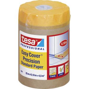 Tesa 04401-00001-00 Abdeckpapier Easy Cover Orange (L x B) 25m x 18cm 1St.