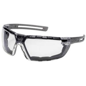 Uvex x-fit (pro) 9199180 Veiligheidsbril Incl. UV-bescherming Grijs DIN EN 166, DIN EN 170
