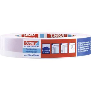 tesa DOUBLE-SIDED 04836-00001-00 Dubbelzijdige tape tesa Professional Rood/wit (l x b) 25 m x 25 mm 1 stuk(s)