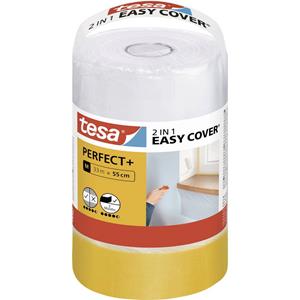tesa Easy Cover Perfect+ 56593-00000-00 Afdekfolie Geel, Transparant (l x b) 33 m x 550 mm 1 set(s)