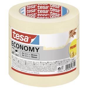 Tesa Economy 55318-00000-04 Malerabdeckband Weiß 1 Set