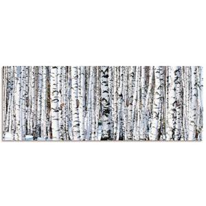 Artland Hakenleiste "Winterbirkenwald Wintergelassenheit", aus Holz mit 4 Schlüsselhaken – Schlüsselboard, Schlüsselbretter, Schlüsselhalter, Schlüsselaufhänger
