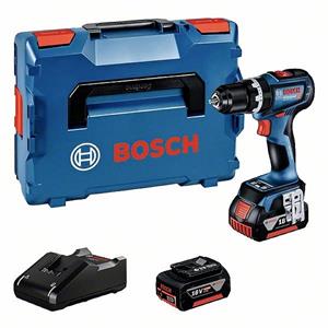Bosch Professional GSB 18V-90 C -Accu-klopboor/schroefmachine Incl. 2 accus, Incl. lader, Incl. koffer