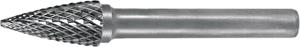 Frässtift Form spg d. 6 mm Kopflänge 18 mm Schaft-D. 6 mm Hartmetall Ver - Promat
