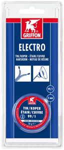 Griffon electro draadsoldeer tin-koper 99-1 harskern 100 g Ø 3 mm spoel