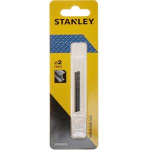 Stanley metaalboor 2 mm HSS-R STA50010 (3 stuks)