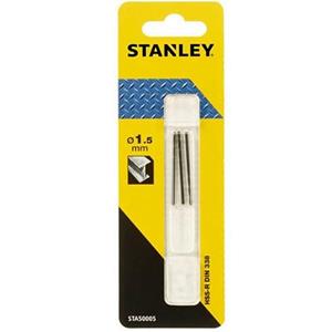 Stanley metaalboor 1,5 mm HSS-R STA50005 (3 stuks)