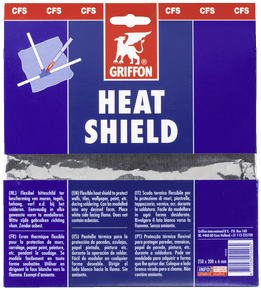 Griffon heat shield 25 x 19 cm kaart
