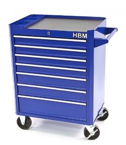 HBM 7 laden gereedschapswagen BLAUW