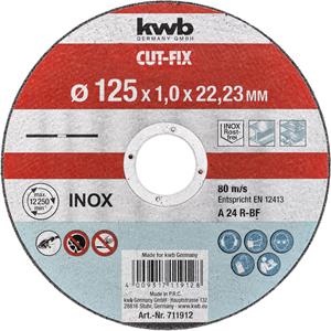 KWB Cut-Fix Doorslijpschijf, Extra Dun, Metaalbewerking 125mm