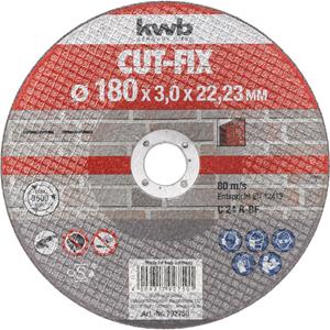 KWB Cut-Fix Doorslijpschijven, Steenbewerking 180mm