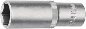 Steckschlüsseleinsatz 1/2 Zoll 6-kant Schlüsselweite 10 mm Länge 77 mm - Promat