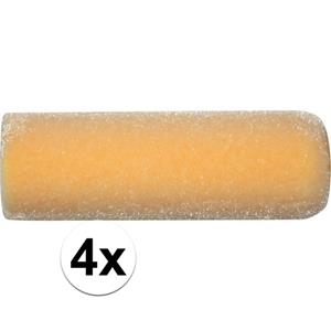 4x Velvet lakverfroller acryl 10 cm -