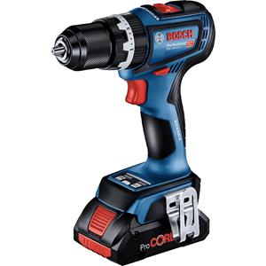 Bosch GSB 18V-90 C 06019K6105 Accu-klopboor/schroefmachine 18 V Li-ion Brushless, Incl. Bluetooth-module, Incl. 2 accus, Incl. lader, Incl. koffer