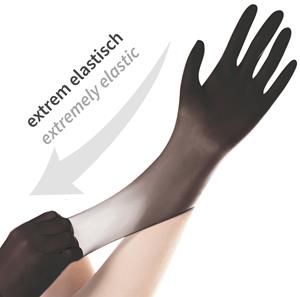 Hygostar Nitril-Handschuh SAFE SUPER STRETCH, XL, schwarz