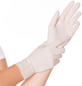 Hygonorm Nitril-Handschuh ALLFOOD SAFE, L, weiß, puderfrei