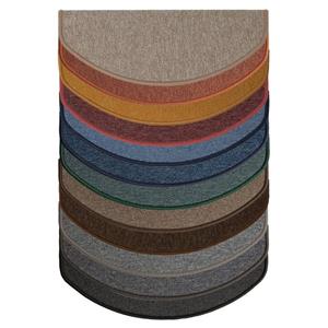 Karat Stufenmatte »Athen, Treppenmatte, viele Farben & 3 Größen, Treppenschoner für Ihr Zuhause«, , Halbrund, Höhe 4 mm